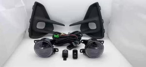 1 Pair Car Front Bumper LED Fog Lights Assembly Driving Lamp Foglight Wiring Switch Set For Honda WRV Modulo WR-V 2023 2024