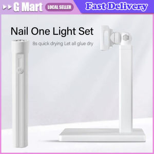 Mini Ultraviolet Nails Drying Light Mini Flashlight Pen LED Display Portable Nails Dryer 2 Timing Setting for Home DIY Manicure Portable Handheld Mini Nail Lamp For Gel Polish Quick Dry Flashlight Pen USB Nail Dryer Machine UV LED Nail Lamp