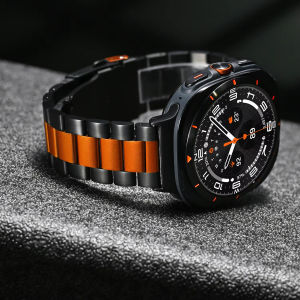 Quick Fit Luxury Metal Strap for Samsung Galaxy Watch Ultra 47mm No Gaps Fold Buckle Stainless Steel Wrist Band Bracelet Correa