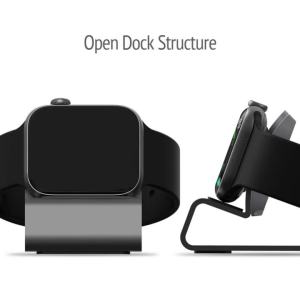 Metal Charger Stand for Apple Watch Dock Station Aluminum Alloy Charging Holder for IWatch Ultra 10/9/SE/8/7/6/5/4 Bracket