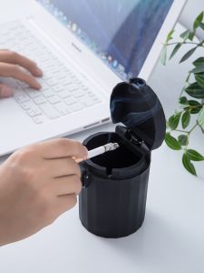 Sealed Fashionable Resin Ashtray Windproof Simple High End Creative Gift Living Room Decorative Items Anti-Fall Luxury