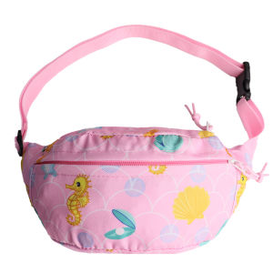 Single-piece childrens waist bags childrens crossbody bags childrens belt bags cats and unicorns suitable for traveling
