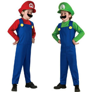 HUANLEPAIDUI | Super Mario Cosplay Costume for Children