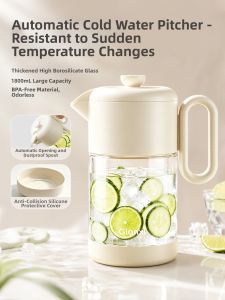 GIANXI | Borosilicate Glass Cold Water Pitcher High Heat Resistance Home Storage