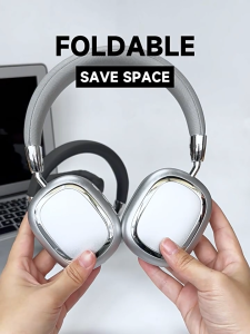 หูฟังบลูทูธแบบครอบหูไร้สาย ลดเสียงรบกวน ไมโครโฟน เล่นเกม เบสดี แบตทนทาน  บลูทูธ 5.3 พับได้ HIFI