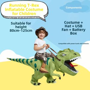 YIRANJIA | Childrens Day Dinosaur Inflatable Costume for Performance Cosplay