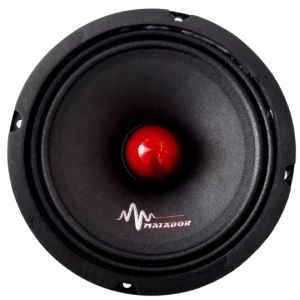 Matador ลำโพง6.5นิ้วเสียงกลางโม โครงดำ แม่เหล็กหนา110X20มิล เฟสบลั๊ก38.5มิลสีแดง MT-X6138PRO ลำโพงโม มีชุดรวมแหลมจานเลือกได้ Matador Car Speaker