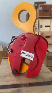 Clamp Hook Vertikal TUBRAX Lifting Clamp Hook Kapasitas 10 Ton - 80 Mm Alat Angkat Plat Besi Tegak Lurus