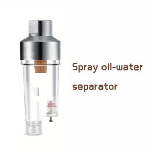 1/4PC Mini Airbrush In-Line Filter System - Effective Water Oil Separator and Moisture Trap for Smooth Airbrush Painting