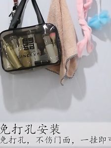 7 Hooks Door Hanger Hook No punching Wall Hanger Coat Towel Bag Bathroom Bedroom Door Hanger Organizer