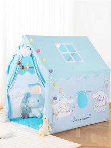 Cute Cinnamon Dog Children Tent Toys Doll Kurokos Girl Birthday Gift Plush Pillow Wooden Toys for Kids under 3 Years Old