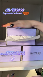 【20 Packs Family pack】Botare Air Cushion Facial Tissue 4 Ply 8000 Sheets Tisu Soft Unscented Hypoallergenic Tisu Muka Value Pack for Home Office