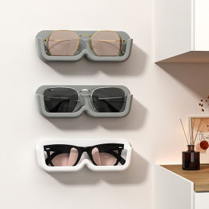 ZEO Wall Mounted Glasses Storage Box Bathroom Sunglasses Shelf Glasses frame