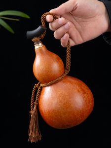 TAIMUJIA | Natural Gourd Antique Lacquer Wine Pot