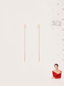 Romantic Star 18K Rose Gold Earrings