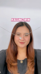 Panlandwoo - Kalung Rhodium Wanita Irin Adjustable