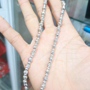 Vĩnh Viễn-Không Phai MàuDây Chuyền Bi Nhỏ 6MM Cao Cấp - Vòng cổ Màu sáng đẹp như vàng trắng tắm rửa thoải mái không phai