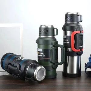 High Capacity Stainless Steel Tea Infuser Thermos Cup Portable Travel Flask