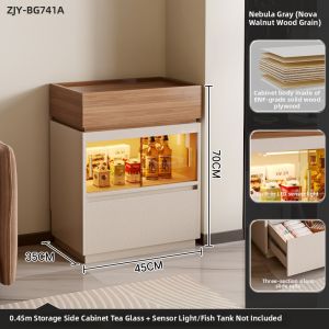 ZUNTONGGE | Modern Simple Wall-Integrated Sideboard for Small Spaces with Drawer