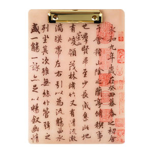 Mr.paper | Acrylic Writing Pad and Document Organizer Clip