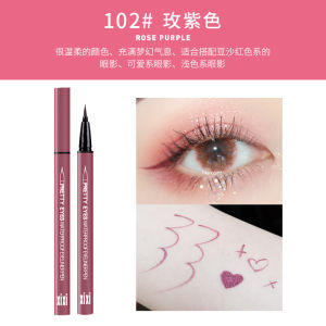 Xixi Waterproof Eyeliner Pen Quick-Drying Long-Lasting Colorful Eye Makeup Tool No Smudging Easy Application Any Skin Type