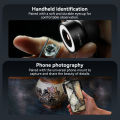 APEXEL 120X Protable Phone Microscope Lens with Eyecup/Illuminated LED Light/Universal Clip for iPhone/Android Smartphones. 