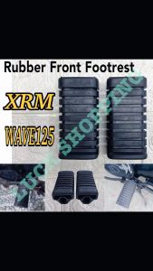 Honda XRM / WAVE 125 2Pcs Motorcycle Foot Rest Front Rubber Footrest
