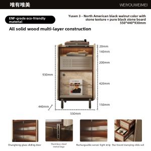 Weimei | Bauhaus Style Jewelry Storage Cabinet with Lock