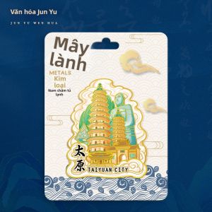 Tấm Nam Châm Tủ Lạnh Hình Đất Nước Bằng Hợp Kim Kẽm