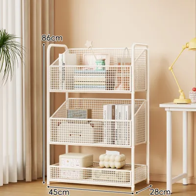 WUBUWEI | Multilevel Movable Bookshelf Cart