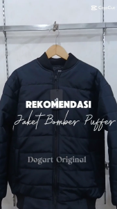 Dogart Jaket Bomber Puffer Pria Wanita Winter Musim Dingin Jaket Tebal Kembung Jaket pria