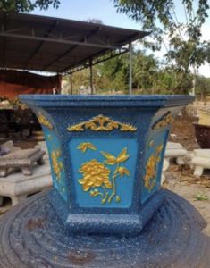 Khuôn chậu lục giác 31 đầy đủ lòng trong dễ dàng thi công nhựa abs độ bền cao