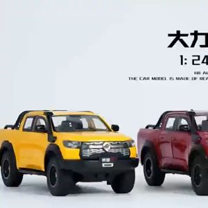 [WG] 1:24 Scale Great Wall Pickup Alloy Car Model Diecast Car Sound Light Car Lovers Collection