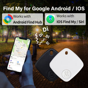 Android IOS GPS Tracker Smart Tag Bluetooth Locator Key Finder for iPhone Google Find My Anti-Lost Device for Wallet Pet Kids