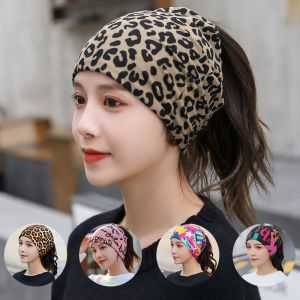Womens Hairband Ultra-Wide Edge Fashion Sport Running Face Slimming White Hair Covering Headscarf Hair Accessory