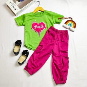 Setelan Cargo Babyterry / Setcel Barbie MLXL