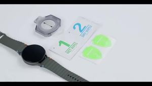 HD Tempered Glass for Samsung Galaxy Watch Ultra 47mm 7 6 40mm 44mm 6Classic 43mm 47mm Convenient Film Sticking Clean Room Tool
