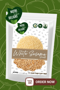 White Sesame Seeds Premium for Baking Cooking & Toppings | Healthy Superfood Seeds | 100g 250g 500g 1kg
