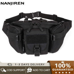Nanjiren Tactical Waist Pack Military Fanny Pack For Men Outdoor Army Waist Bag Cycling Camping Hiking Hunting Fishing