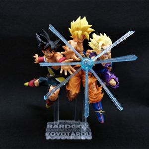 Acrylic Base Stand Restraint Suitable for Son Goku Badouk Father Son Combination Eyeglasses Dragon Ball Model Kit Accessories