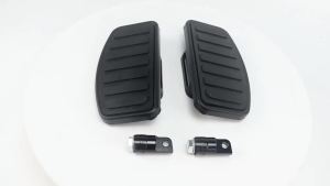 2PCS Motorcycle Rear Passenger Floorboard Adjustable Footpeg Foot Rest For Harley Sportster XL Street Electra Glide Touring