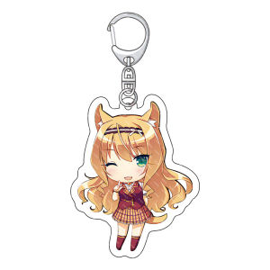 Bandai | NEKOPARA Anime Game Acrylic Móc Khóa 55MM Sô Cô La Vani Dừa Quế Azuki Phong Kawaii Quà Tặng Giáng Sinh Cho Người Hâm Mộ