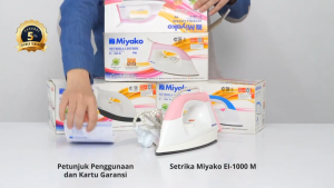 Miyako Setrika Listrik Gosokan Baju EI-1000 M