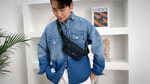 Large Capacity Waist Bag for Men Women Waterproof Chest Bag Sports Cross-body Bag Wallet Bag