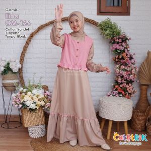 GAMIS ILINA BY CUTETRIK OUTER BISA DILEPAS ANAK REMAJA