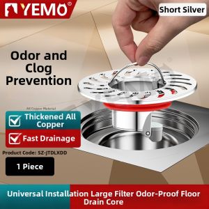YEMO | Anti-Odor Drain Trap Copper Extension Filter Hair Catcher
