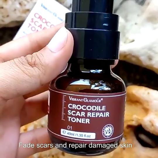 VIBRANT GLAMOUR Crocodile Scar Repair Toner Fade Scar Prevent Scar Hyperplasia Sensitive Skin Deep Care