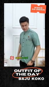 Koko Kurta Pria Lengan Pendek Terbaru Size M L XL