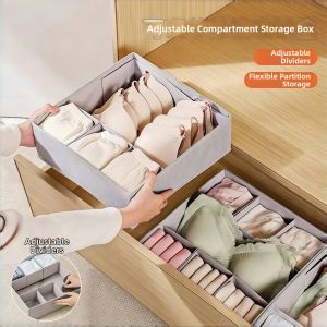 HALEXIONG | Adjustable Compartment Storage Organizer Box