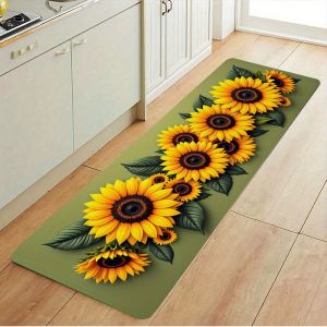 VIKAMA Hoa Hướng Dương Hoa Chạy Thảm Trong Nhà Trang Trí Nhà Sofa Thảm Nhà Bếp Sàn Bộ Sưu Tập Mùa Thu Cho Phòng Khách